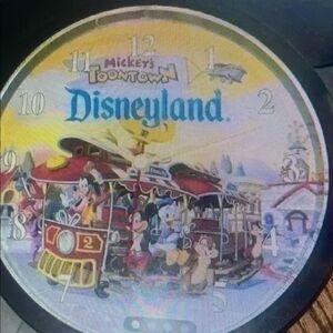 Disneyland Mickey's Toontown Wall Clock